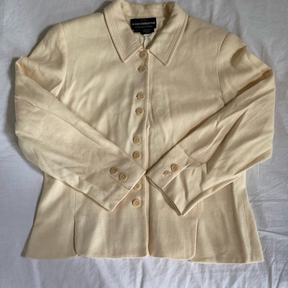 Pale Yellow Vintage Cut Jacket